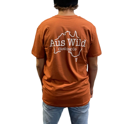 Straya TShirt - Copper Aus Wild Clothing Co