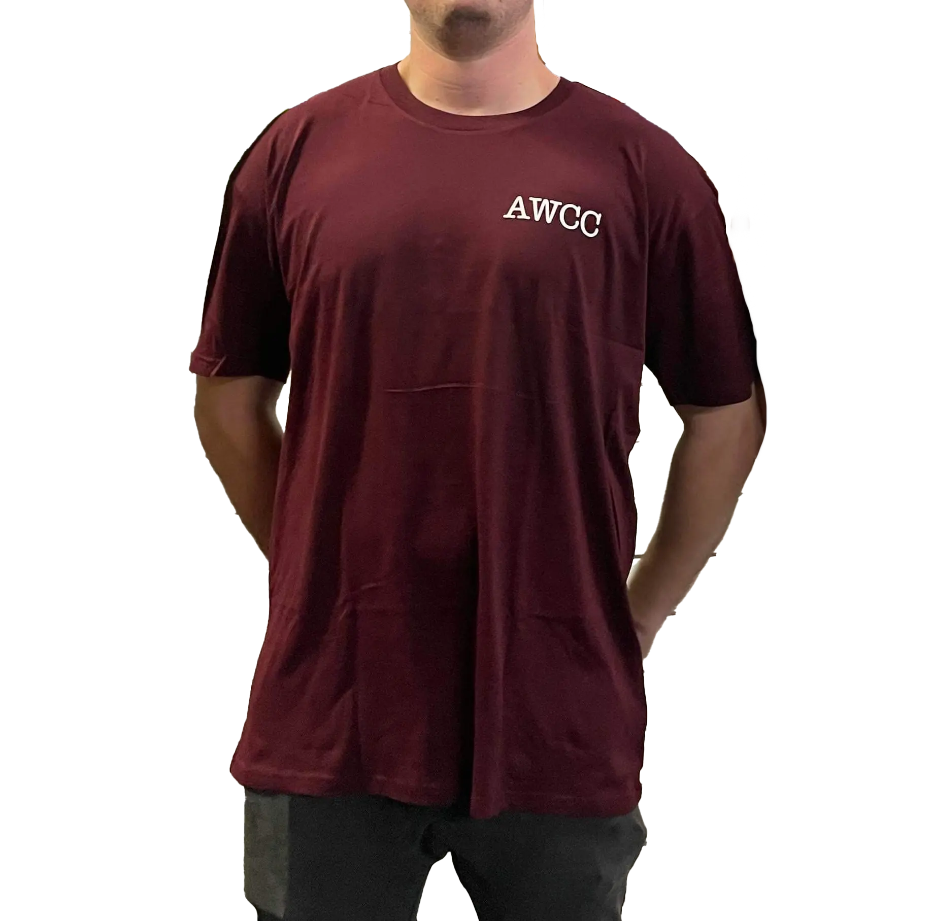 Straya Tee - Burgundy Aus Wild Clothing Co