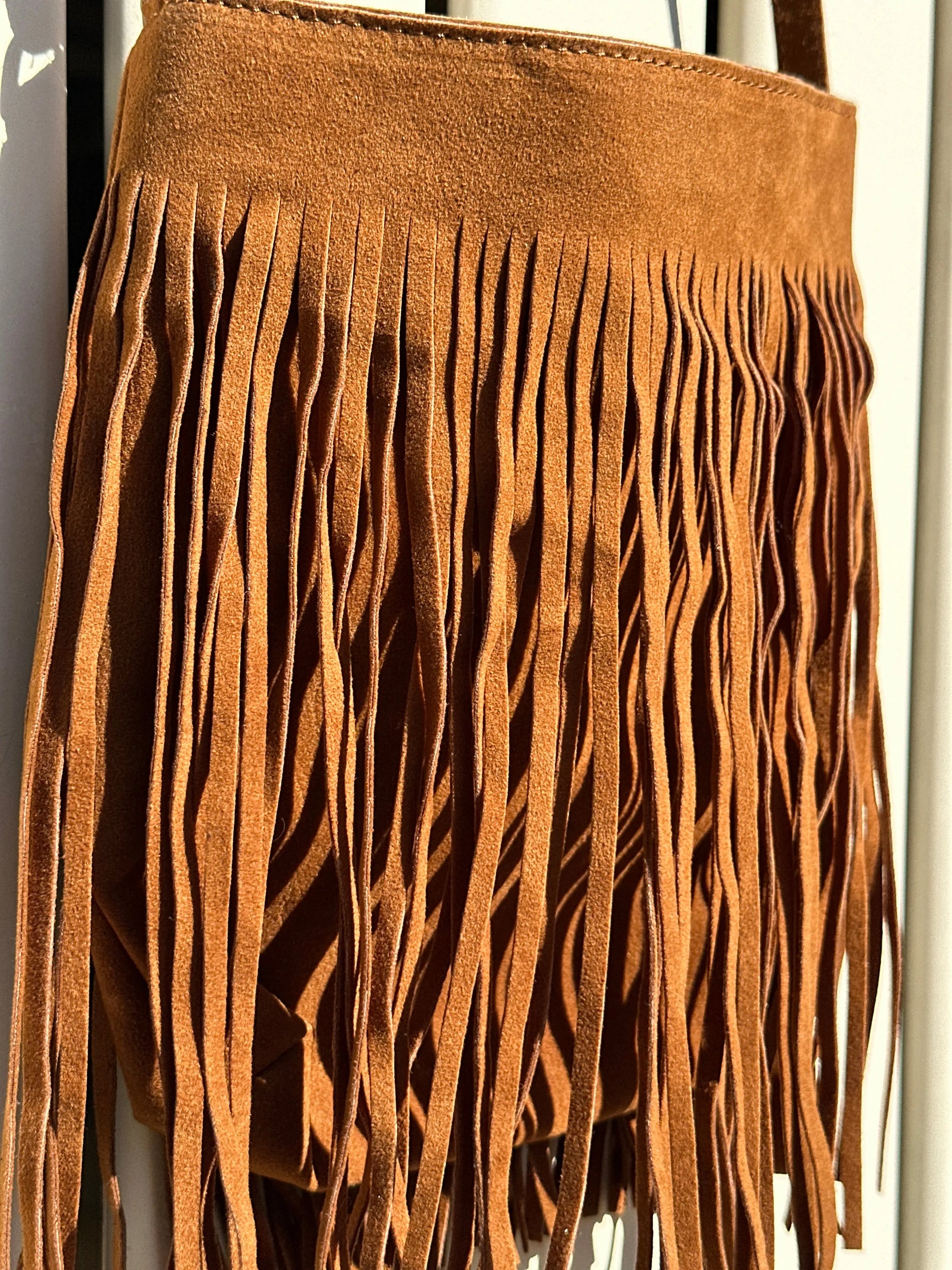 Tan Crossbody Tassle Bag Aus Wild Clothing Co