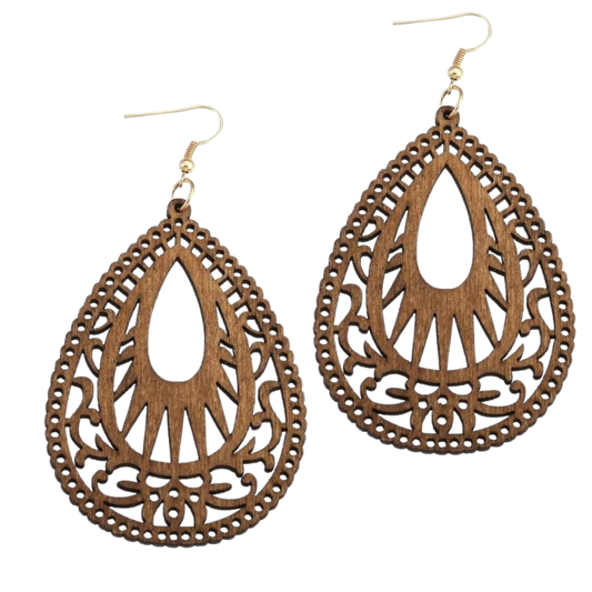 Tear Drop Dangle Earrings by Aus Wild Clothing Co