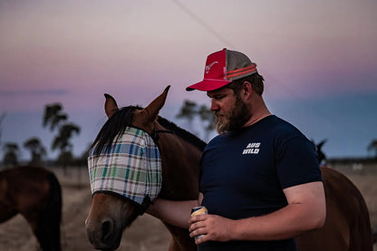 Telegraph T-Shirt - Cruiser Country - Navy Blue Aus Wild Clothing Co