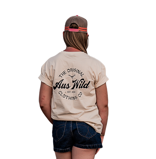 Tenterfield T-Shirt - Bone Aus Wild Clothing Co