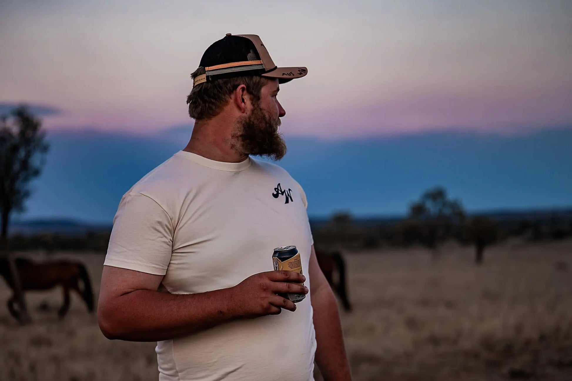 Tenterfield T-Shirt - Bone Aus Wild Clothing Co