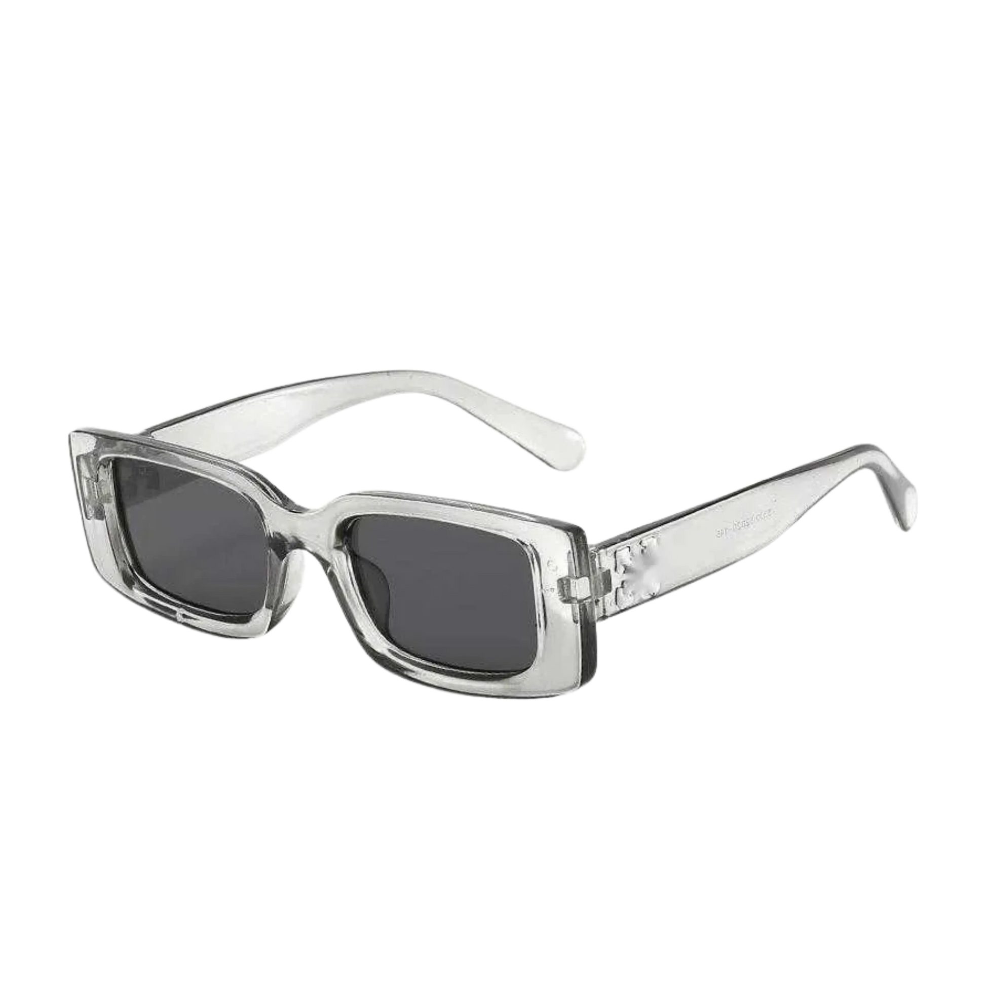 Transparent Black Rectangle Glasses Aus Wild Clothing Co