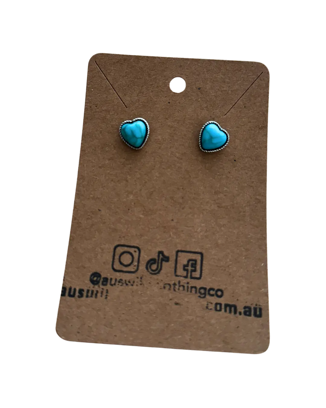Turquoise Lover Studs Aus Wild Clothing Co