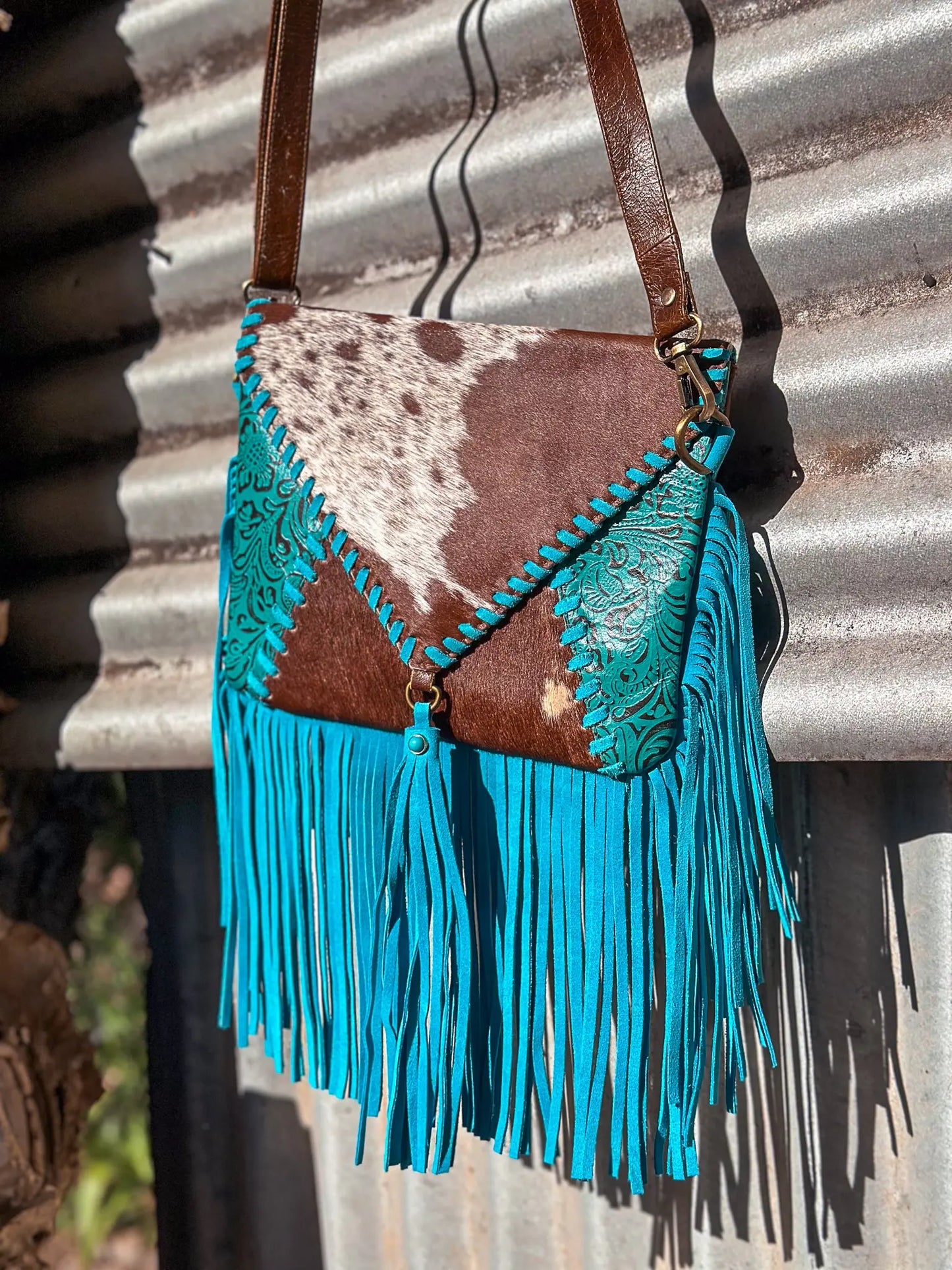 Turquoise Tassels Bag Aus Wild Clothing Co