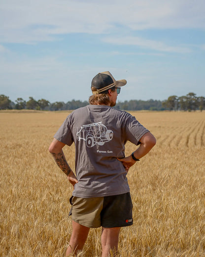 Watagans T-Shirt - Patrol Life - Charcoal Aus Wild Clothing Co