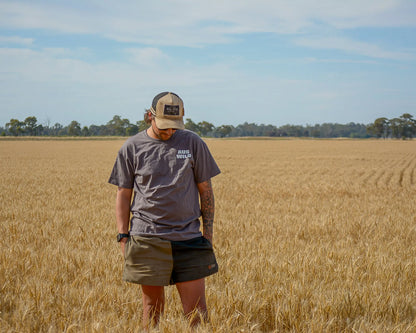 Watagans T-Shirt - Patrol Life - Charcoal Aus Wild Clothing Co