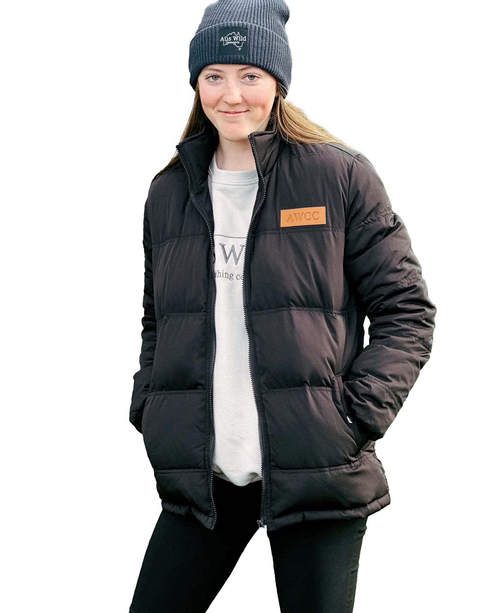 Wedderburn Puffer - Black Aus Wild Clothing Co