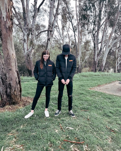 Wedderburn Puffer - Black Aus Wild Clothing Co