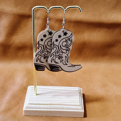 White Boot Earrings Aus Wild Clothing Co