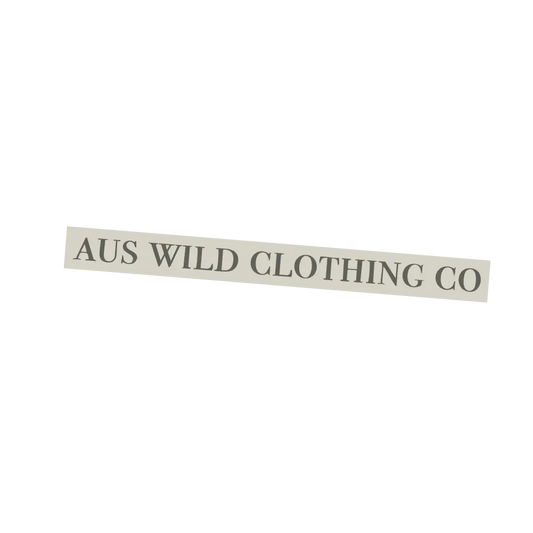 Windscreen Banner Aus Wild Clothing Co