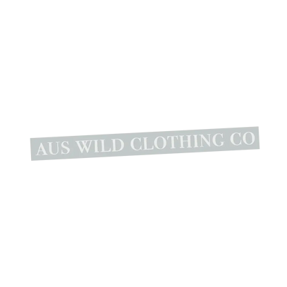 Windscreen Banner Aus Wild Clothing Co