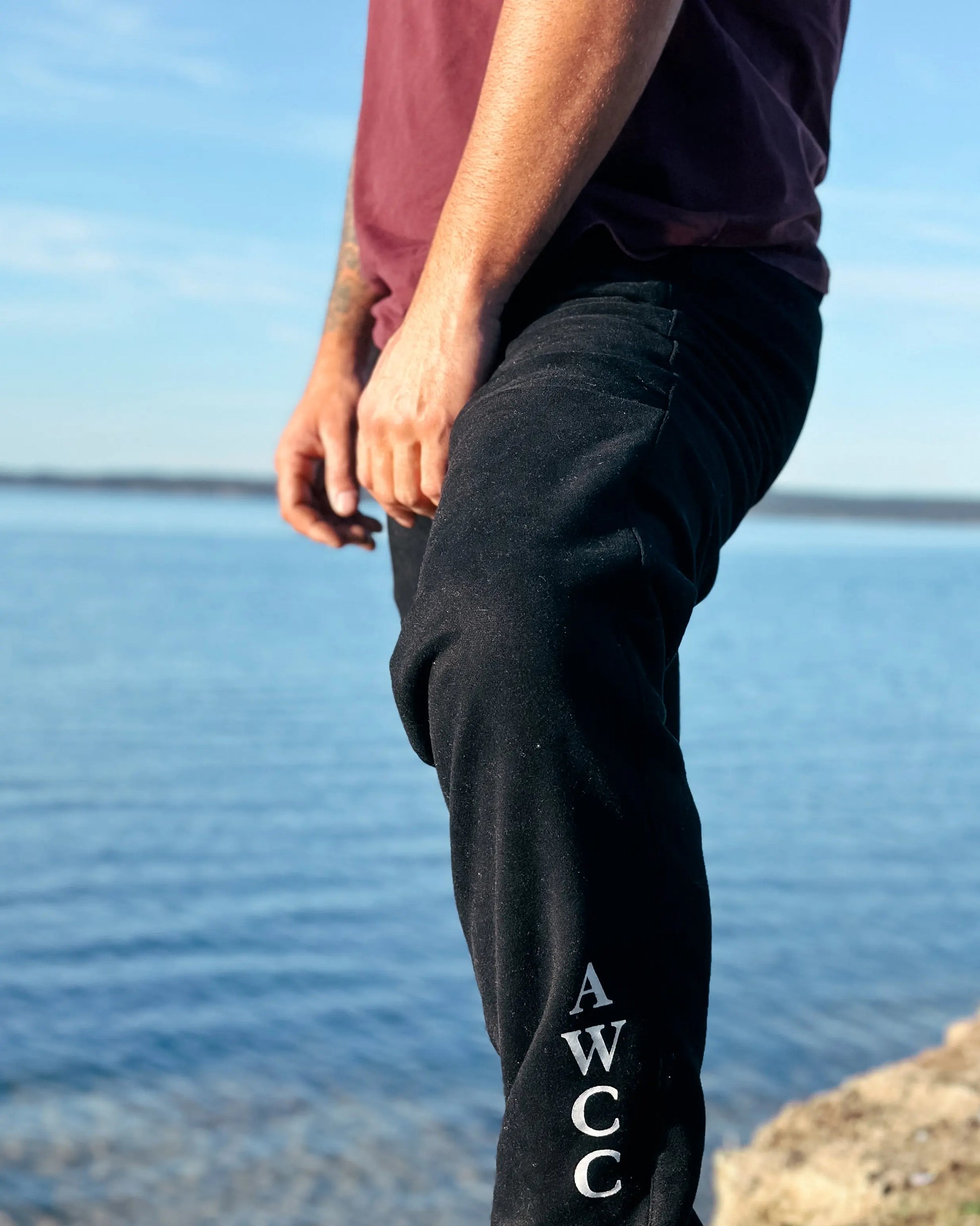 Woodbridge Trackies - Black Aus Wild Clothing Co