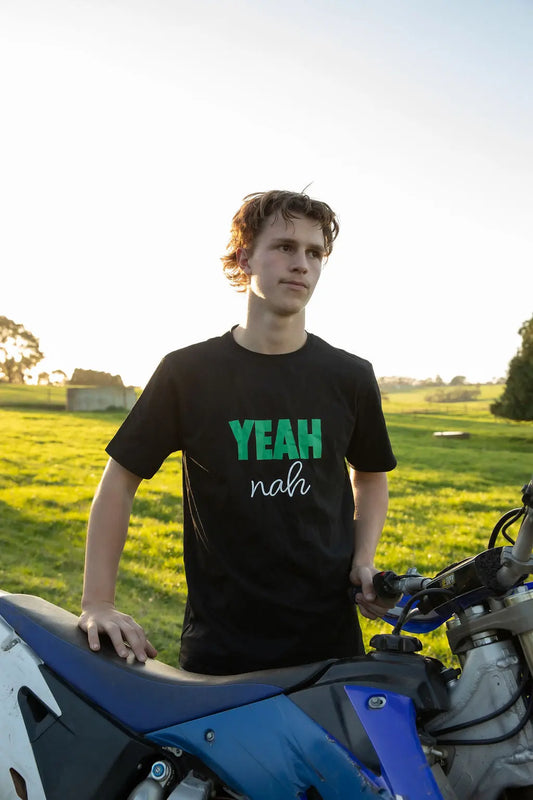 Yeah Nah Tee Aus Wild Clothing Co